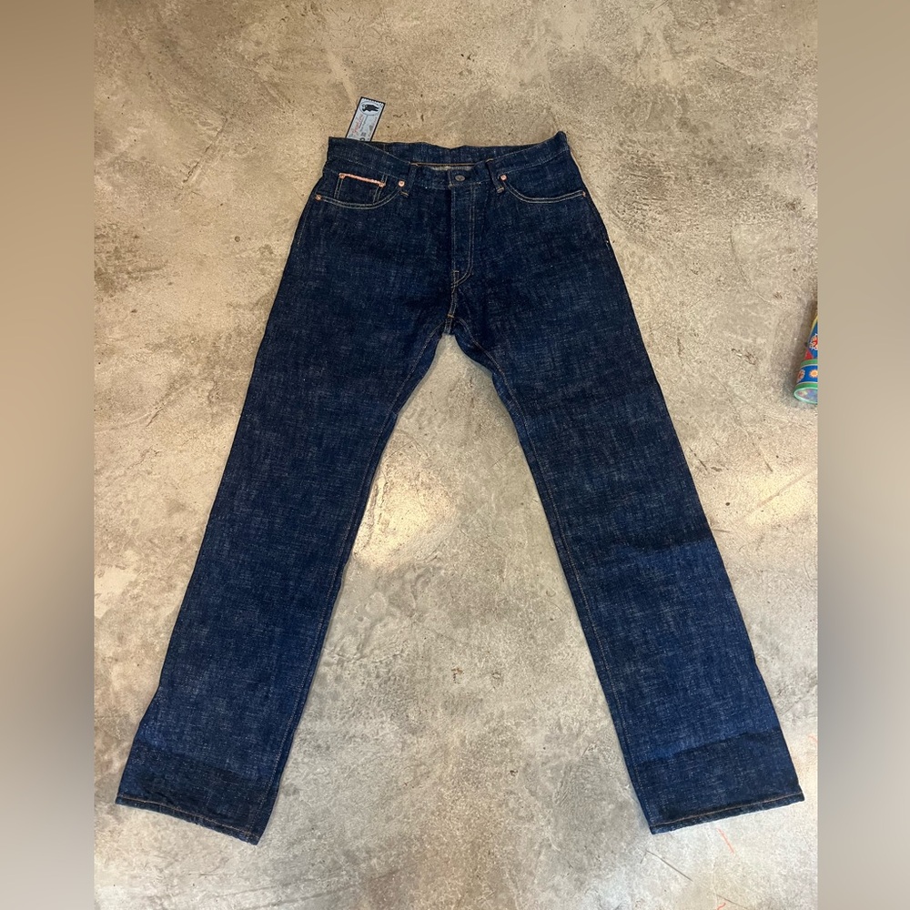 Classic Indigo Straight-Leg Jeans